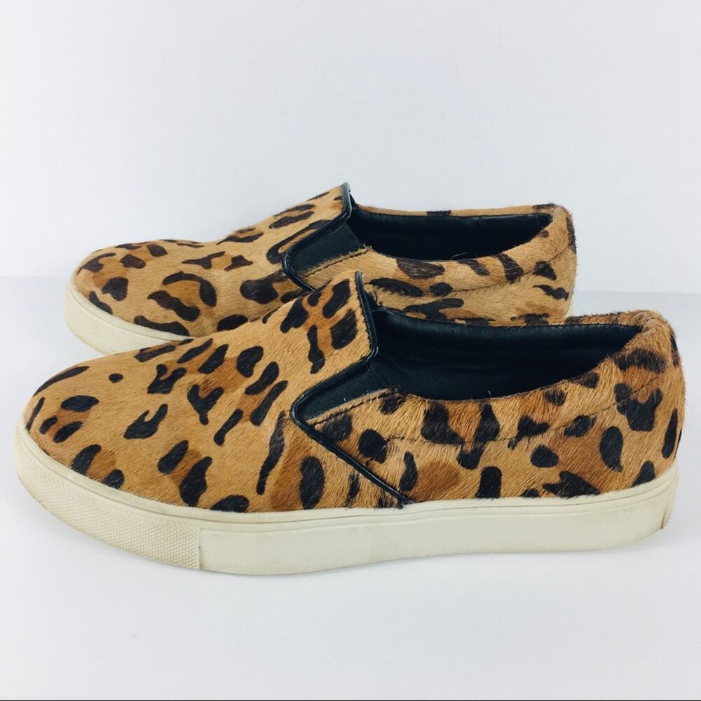 Steve Madden Animal print slip ons women's size 6